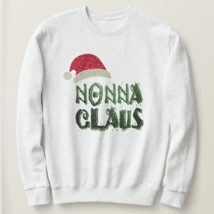 Grandma Nonna Claus jul Jultomten Sweatsh T Shirt