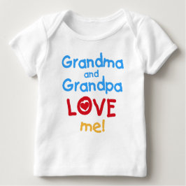 Grandma och Grandpa Kärlek Me Tee Shirt