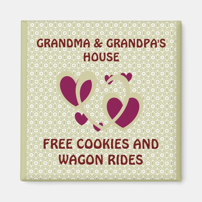 GRANDMA OCH GRANDPAS/FREE COOKIES & WAGON RIDES MO MAGNET (Framsidan)