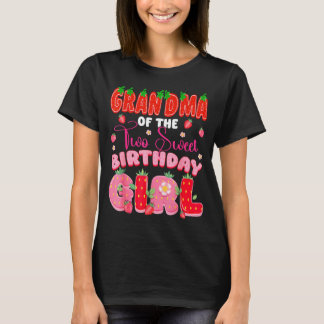 Grandma of The Two Sweet 2nd Birthday Girl T Shirt