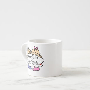 Grandma of Twin Girls Gifts Espressomugg