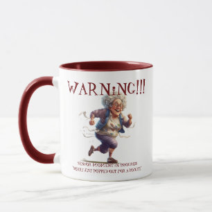 Grandma Old Dam Sassy Senior Funny Quote Mugg