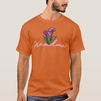 Grandma Orchid Älskare T Shirt