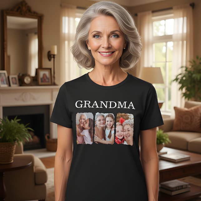 Grandma Personalized Photo T Shirt (Skapare uppladdad)