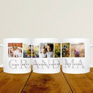 Grandma Personlig Photo Mugg