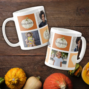 Grandma Photo Collage Fall Coffee Mugg
