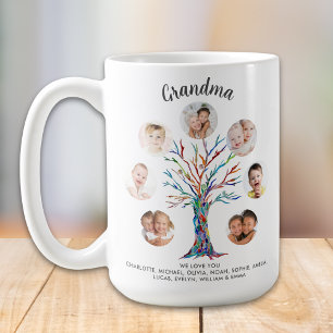 Grandma Photo Collage Kaffemugg