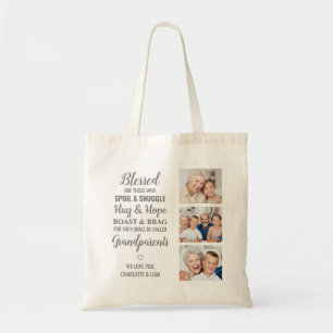 Grandma Photo Collage Tygkasse