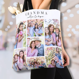 Grandma Photo Collage Tygkasse