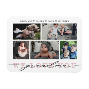 Grandma Photo Collation Keepsaké Magnet