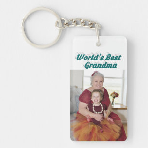 Grandma Photo grönt text Mors dag