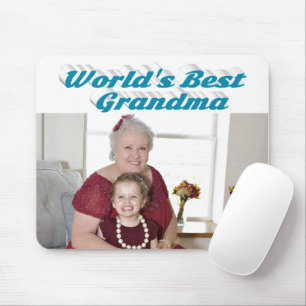 Grandma Photo himlar blue typography Musmatta