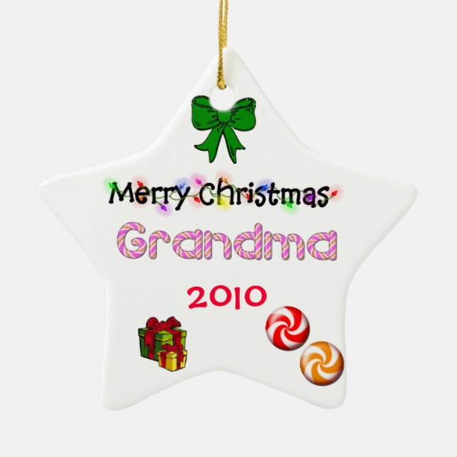 Grandma Photo jul Ornament (Framsidan)