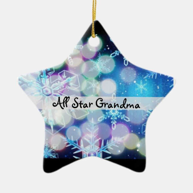 Grandma Photo jul Ornament Template" (Framsidan)