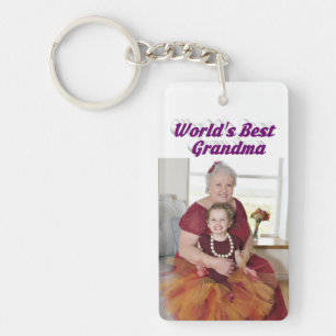 Grandma Photo lila text