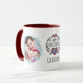 GRANDMA PHOTO MUGG - julgåvor Barnbarn Bilder