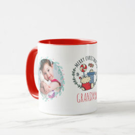 GRANDMA PHOTO MUGG - julgåvor Barnbarn Bilder