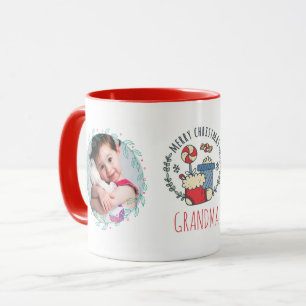GRANDMA PHOTO MUGG - julgåvor Barnbarn Bilder