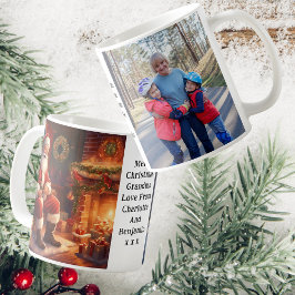 Grandma Photo | Santa Sitta efter fieren Kaffemugg