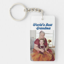 Grandma Photo sea blue text Mors dag