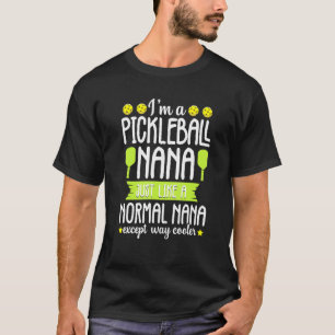 Grandma Pickleball Nana Pappa Coola Paddle Boll T Shirt