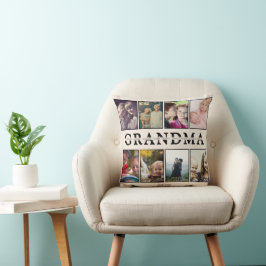 Grandma Pillow – 8 Photos & Grandkids’ Names Kudde