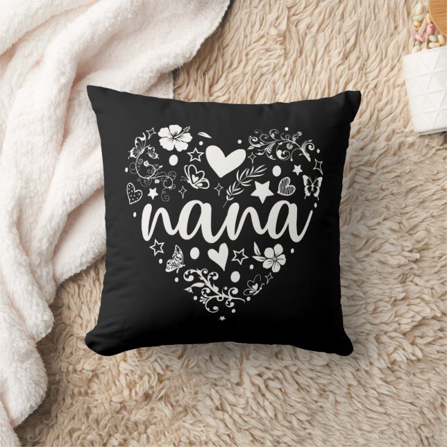 Grandma Pillow, Cute Nana Pillow, Mors dag Kudde (Filt)