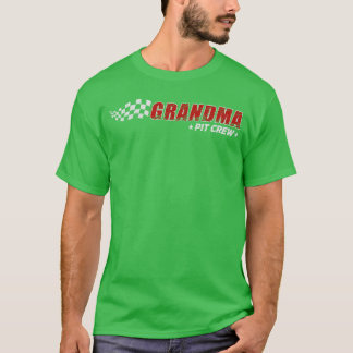 Grandma Pit Crew Tävling Birthday Family Matching T Shirt