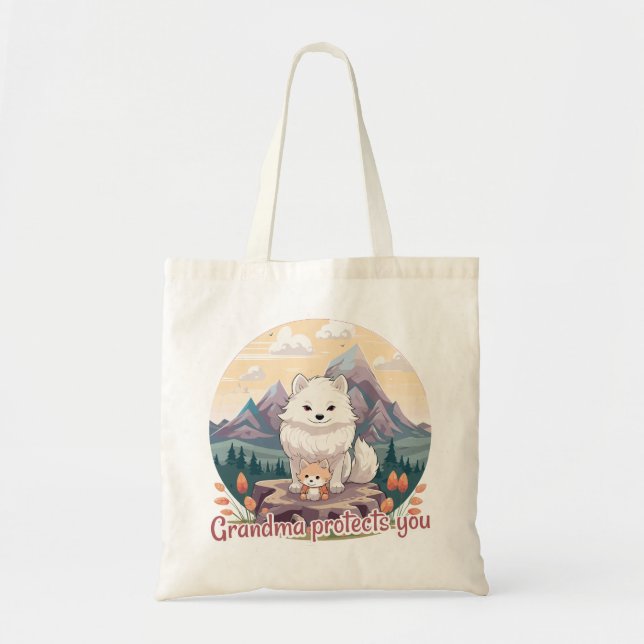 Grandma protects you tygkasse (Framsidan)