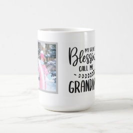 Grandma Quote med Photo Kaffemugg