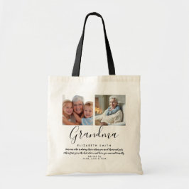 Grandma Quote Modern Script Photo Tygkasse