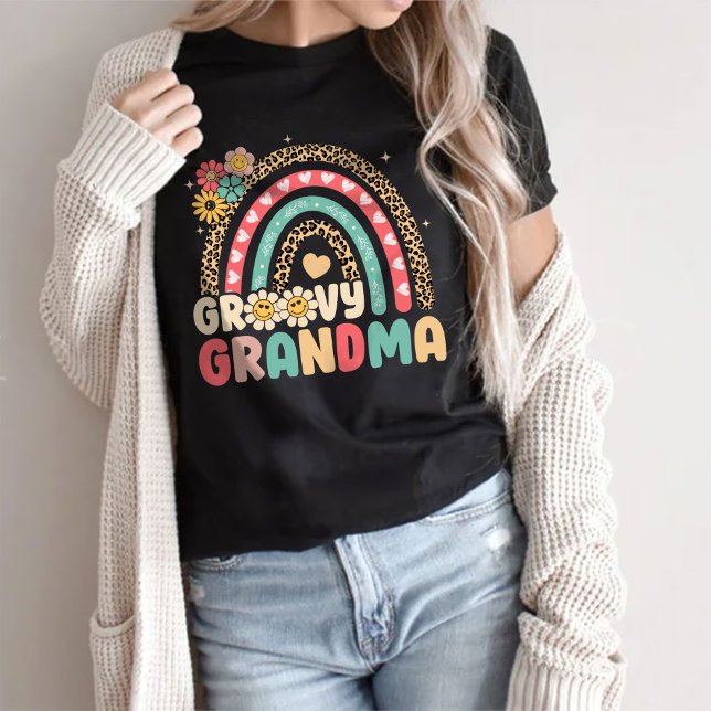 Grandma rainbown Shirt, Mors dag Gift T Shirt (Skapare uppladdad)