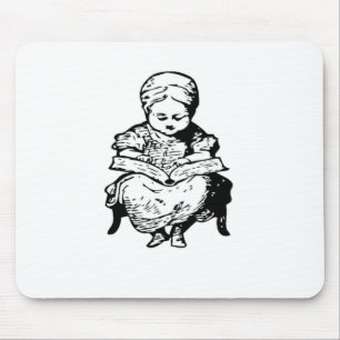 Grandma Read You a Story Tecknad Illustration Musmatta