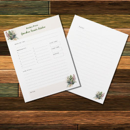 Grandma Recipes | Mottagningssida för rustik Perso