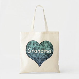 GRANDMA:S HJÄRTAT TOTE BAG-MALL TYGKASSE