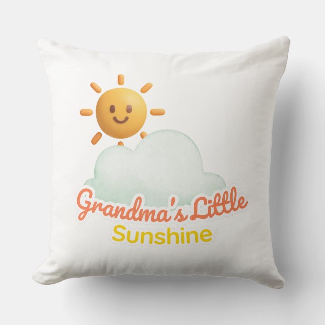 Grandma’s Little Sunshine Kudde (Framsida)