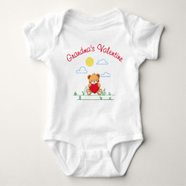 Grandma’s Valentine – Cute Teddy Bear With Heart T Shirt