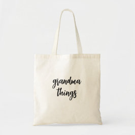 Grandma Sak Bag, Grandma Gift, Personlig Tot Tygkasse