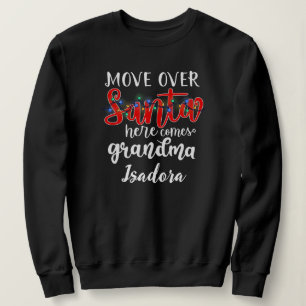 Grandma Santa Ljus Humous Text Design T Shirt
