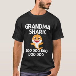 Grandma Shark Doo Doo Doo Funny T Shirt