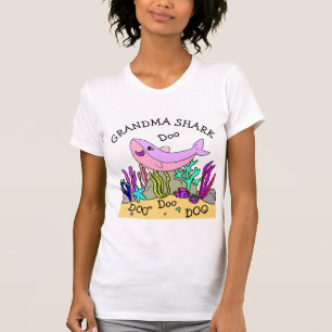 Grandma Shark Doo Doo Family T Shirt