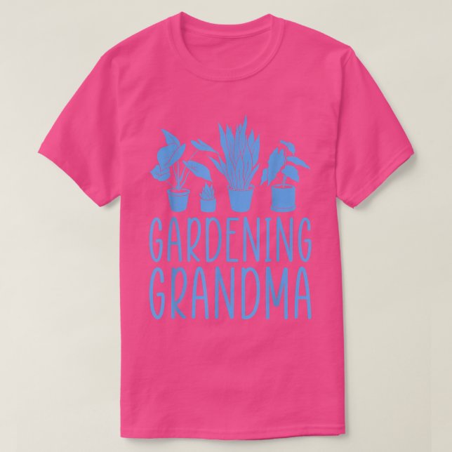  Grandma Shirt Blomsterträdgård Grandma T-Sh T Shirt (Design framsida)
