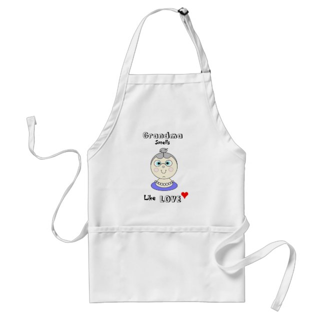 Grandma Smells like Kärlek Apron Förkläde (Framsidan)