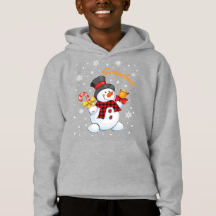 Grandma Snögubbe Candy cane jul Red Play T Shirt