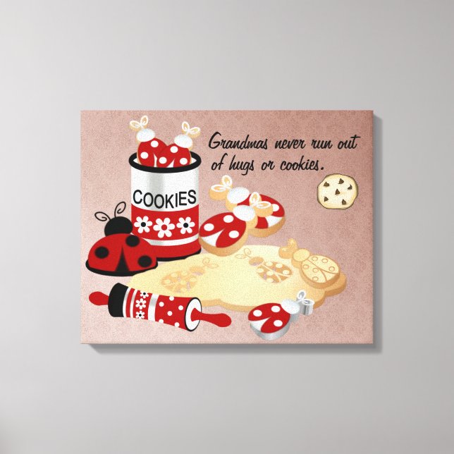 Grandma Speciell Wrapped Canvas (Framsida)