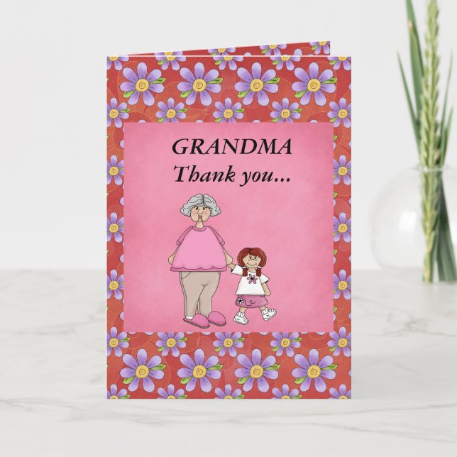 Grandma - Tack-kort Tack Kort (Framsida)