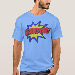 Grandma Tecknad Bok T Shirt
