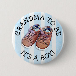 Grandma to be Baby Shower Button Knapp