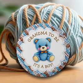 Grandma to be | Crochet Teddy Bear Baby Shower  Knapp