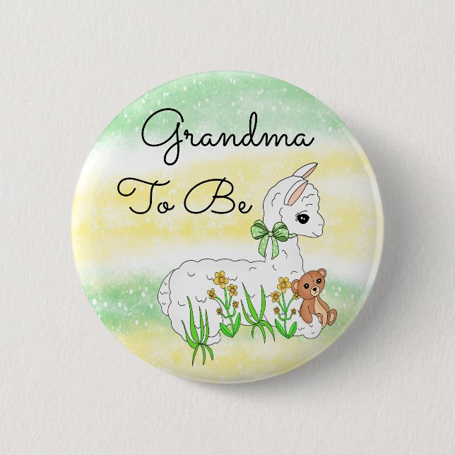 Grandma to be Llama with Nalle Knapp (Framsida)